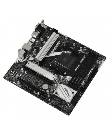 Материнская плата ASRock A520M PRO4, Socket AM4, AMD A520, 4xDDR4-3200, D-SUB+HDMI+DP, 2xPCI-Ex16, 4xSATA3(RAID 0/1/10), 2xM.2, 