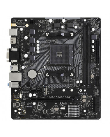 Материнская плата ASRock A520M-HVS, Socket AM4, AMD A520, 2xDDR4-3200, D-SUB+HDMI, 1xPCI-Ex16, 1xPCI-Ex1, 4xSATA3(RAID 0/1/10), 