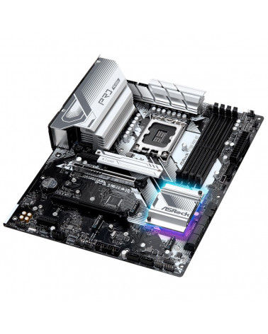 Материнская плата ASRock Z790 PRO RS, Socket 1700, Intel®Z790, 4xDDR5-4800, HDMI+DP, 2xPCI-Ex16, 2xPCI-Ex1, 8xSATA3(RAID 0/1/5/1