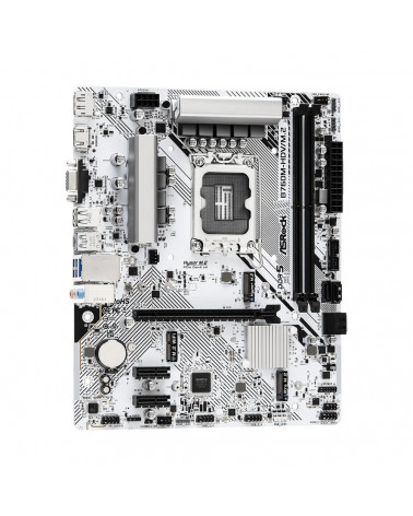 Материнская плата ASRock B760M-HDV/M.2, Socket 1700, Intel®B760, 2xDDR5-4800, D-SUB+HDMI+DP, 1xPCI-Ex16, 2xPCI-Ex1, 4xSATA3(RAID