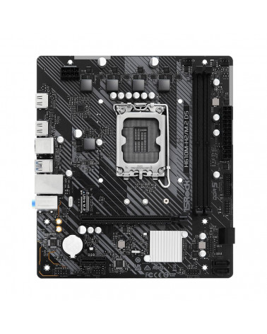 Материнская плата ASRock H610M-H2/M.2 D5, Socket 1700, Intel®H610, 2xDDR5-4800, HDMI+HDMI, 1xPCI-Ex16, 1xPCI-Ex1, 4xSATA3, 1xM.2