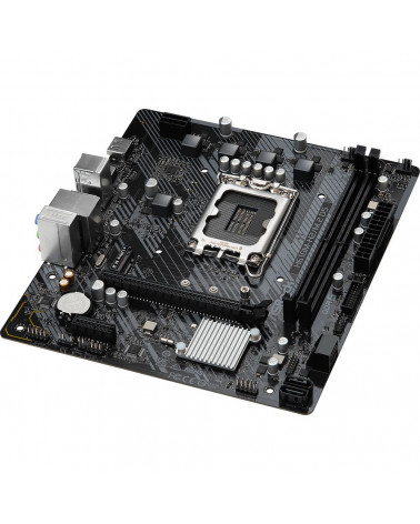 Материнская плата ASRock H610M-H2/M.2 D5, Socket 1700, Intel®H610, 2xDDR5-4800, HDMI+HDMI, 1xPCI-Ex16, 1xPCI-Ex1, 4xSATA3, 1xM.2