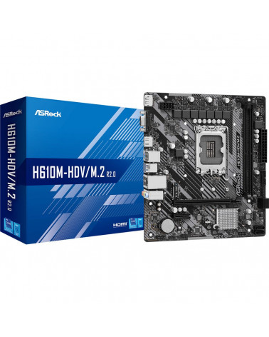 Материнская плата ASRock H610M-HDV/M.2 R2.0, RTL