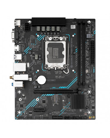 Материнская плата Maxsun MS-H610M 666 WIFI6 D5 LGA1700 H610 2*DDR5 1*PCIEx16/  1*PCIEx1/  1*M.2 Front2*USB3.2 Gen1/  2*USB2.0 Re