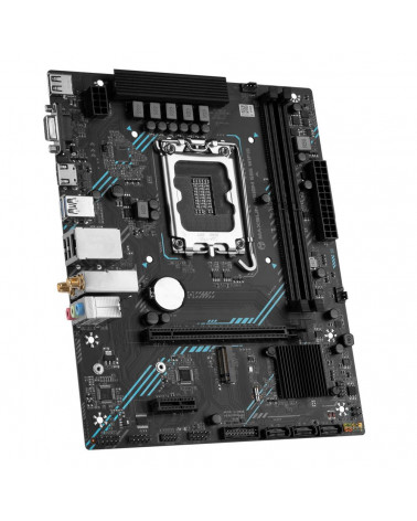 Материнская плата Maxsun MS-H610M 666 WIFI6 D5 LGA1700 H610 2*DDR5 1*PCIEx16/  1*PCIEx1/  1*M.2 Front2*USB3.2 Gen1/  2*USB2.0 Re