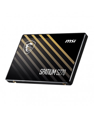 Тверотельный накопитель SSD MSI SPATIUM S270  S78-440N070-P83 240GB  2.5" Client SATA 6Gb/s, 500/400, IOPS 50/80K, MTBF 2M, 110T