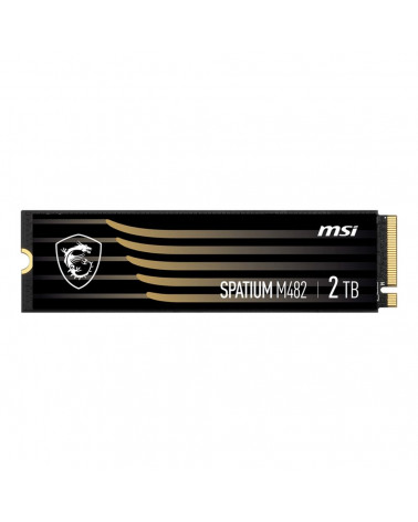 Твердотельный накопитель SSD MSI M.2 2280 2TB SPATIUM M482 Client SSD PCIe Gen4x4 with NVMe