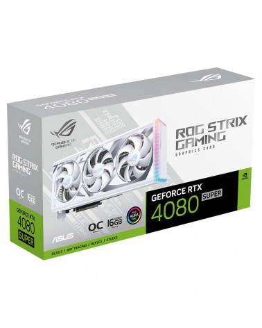 Видеокарта ASUS ROG-STRIX-RTX4080S-O16G-WHITE /RTX4080S,HDMI*2,DP*3,16G,D6X