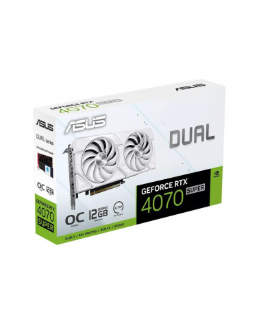 Видеокарта ASUS DUAL-RTX4070S-O12G-EVO-WHITE