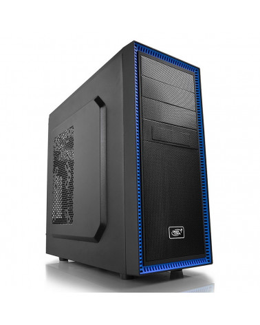 Корпус Deepcool TESSERACT BF (ATX, Black-Blue, CPU 169mm, VGA 310mm, 1 x USB3.0, 1 x USB2.0, Audio x 1, Mic x 1, «Ext. 5.25»x 2,