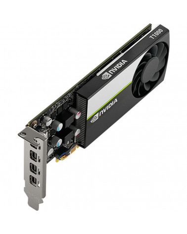 Видеокарта NVIDIA Quadro T1000 Graphics Card (cable+bracket), 8GB (ATX installed, LP included)