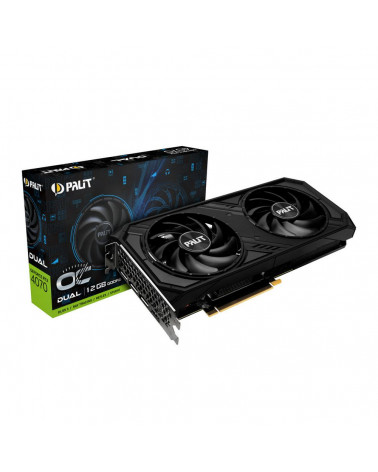 Видеокарта Palit RTX4070 Dual OC 12GB GDDR6 192bit 3xDP HDMI 2FAN RTL