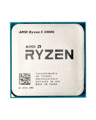 Центральный Процессор AMD RYZEN 5 2400G OEM (Raven Ridge, 14nm, C4/T8/GPU11, Base 3,60GHz, Turbo 3,90GHz, Vega 11, L3 4Mb, TDP 6