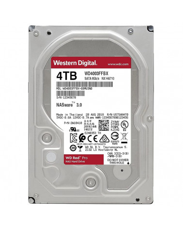 Жесткий диск Western Digital WD4003FFBX Red Pro, 4ТБ 3,5" 7200RPM 256MB (SATA-III) NAS