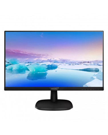 Монитор Philips 27" 273V7QDAB (00/01) Black (IPS, 1920x1080, D-sub+DVI+HDMI, 4 ms, 178°/178°, 250 cd/m, 10M:1, MM) (742997) (742