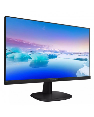 Монитор Philips 27" 273V7QDAB (00/01) Black (IPS, 1920x1080, D-sub+DVI+HDMI, 4 ms, 178°/178°, 250 cd/m, 10M:1, MM) (742997) (742