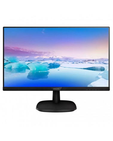 Монитор Philips 27" 273V7QJAB (00/01) Black (IPS, 1920x1080, D-sub+HDMI+DP, 5 ms, 178°/178°, 250 cd/m, 1000:1 (100M:1), MM) (745