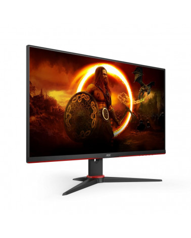 Монитор AOC 23.8" 24G2SAE/BK Black-Red (VA, 1920x1080, HDMI+HDMI+DP, 1 ms, 178°/178°, 350 cd/m, 3000:1, 165Hz, MM) (199919) 