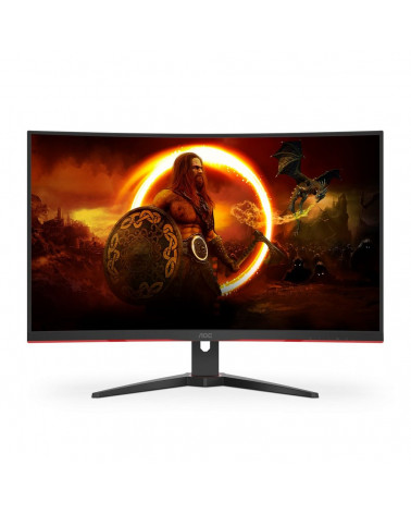 Монитор AOC 31.5" CQ32G2SE/BK Black (VA, 2560x1440, HDMI+HDMI+DP, 1 ms, 178°/178°, 250 cd/m, 3000:1 (80M:1), 165Hz, MM, Curved) 