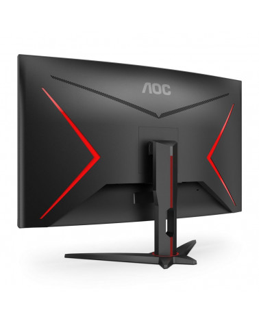 Монитор AOC 31.5" CQ32G2SE/BK Black (VA, 2560x1440, HDMI+HDMI+DP, 1 ms, 178°/178°, 250 cd/m, 3000:1 (80M:1), 165Hz, MM, Curved) 