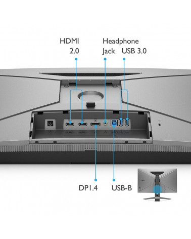 Монитор BenQ 27" EX2710Q Black (IPS, 2560x1440, HDMI+HDMI+DP, 1 ms, 178°/178°, 400 cd/m, 1000:1, 165Hz, MM (085840) 