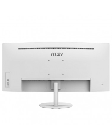 Монитор MSI PRO MP341CQW 34" White (VA, 3440x1440, HDMI+HDMI+DP, 1 ms, 178°/178°, 300 cd/m, 3000:1 (100M:1), 100Hz, MM, Curved) 