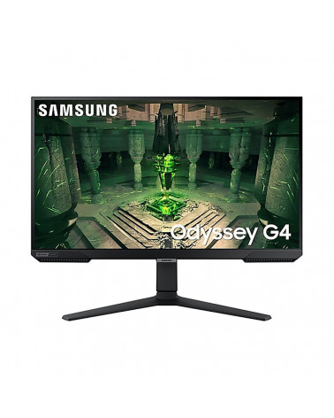 Монитор Samsung 27" S27BG400EI Odyssey G4 Black (IPS, 1920x1080, HDMI+HDMI+DP, 1 ms, 178°/178°, 400 cd/m, 1000:1, 240Hz, Pivot) 