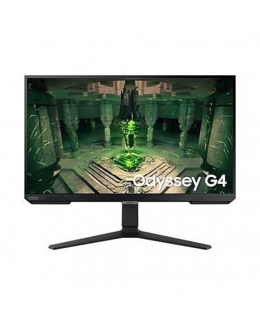 Монитор Samsung 27" S27BG400EI Odyssey G4 Black (IPS, 1920x1080, HDMI+HDMI+DP, 1 ms, 178°/178°, 400 cd/m, 1000:1, 240Hz, Pivot) 