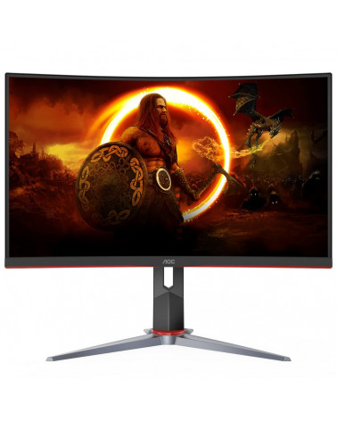 Монитор 27" AOC CQ27G2S Black (VA, 2560x1440, HDMI+HDMI+DP, 1 ms, 178°/178°, 250 cd/m, 4000:1, 165Hz, Curved 1500R) 