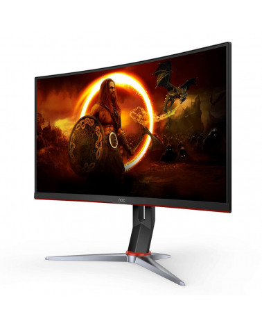 Монитор 27" AOC CQ27G2S Black (VA, 2560x1440, HDMI+HDMI+DP, 1 ms, 178°/178°, 250 cd/m, 4000:1, 165Hz, Curved 1500R) 