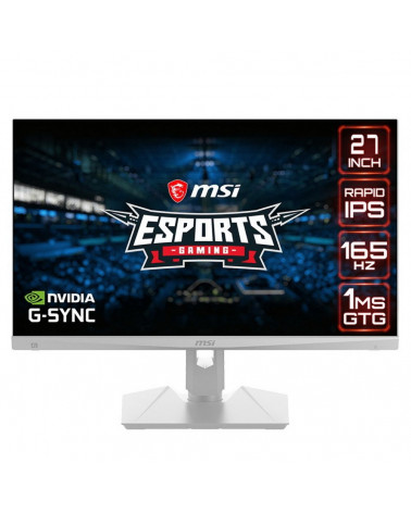 Монитор MSI MAG 274QRFW 27" White (Rapid IPS, 2560x1440, HDMI+HDMI+DP, 1 ms, 178°/178°, 400 cd/m, 1000:1 (100M:1), 180Hz) 