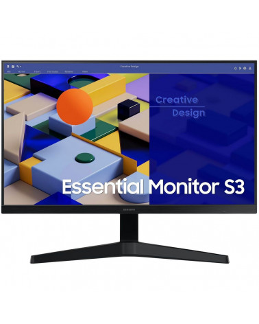 Монитор 27" SAMSUNG S27C312EAI (Essential S3 S31C) Black (IPS, 1920x1080, D-Sub+HDMI, 5 ms, 178°/178°, 250 cd/m, 1000:1, 75Hz) 