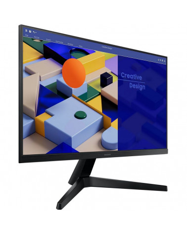 Монитор 27" SAMSUNG S27C312EAI (Essential S3 S31C) Black (IPS, 1920x1080, D-Sub+HDMI, 5 ms, 178°/178°, 250 cd/m, 1000:1, 75Hz) 