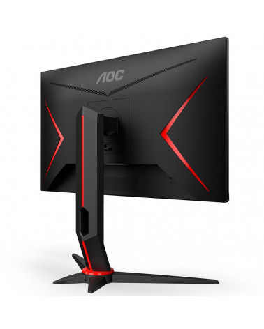 Монитор 23.8" AOC Q24G2A Black-Red (IPS, 2560x1440, HDMI+DP, 1 ms, 178°/178°, 350 cd/m, 1000:1, 165Hz, MM) 