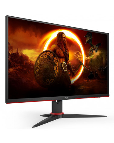 Монитор 27" AOC Q27G2E Black-Red (VA, 2560x1440, HDMI+HDMI+DP, USB HUB, 1 ms, 178°/178°, 250 cd/m, 3000:1, 144Hz) 