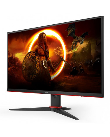 Монитор 27" AOC Q27G2E Black-Red (VA, 2560x1440, HDMI+HDMI+DP, USB HUB, 1 ms, 178°/178°, 250 cd/m, 3000:1, 144Hz) 