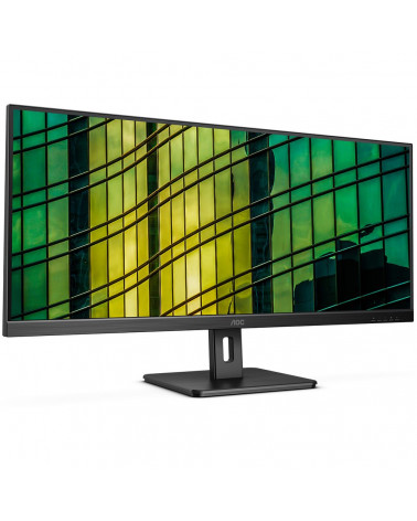 Монитор 34" AOC U34E2M Black (VA, 3440x1440, HDMI+HDMI+DP, USB HUB, 4 ms, 178°/178°, 300 cd/m, 3000:1, 100Hz) 