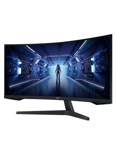 Монитор 34" SAMSUNG C34G55TWWI Odyssey G5 Black (VA, 3440x1440, HDMI+DP, 4 ms, 178°/178°, 250 cd/m, 2500:1, 165Hz, Curved) 