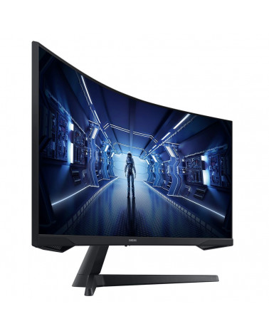 Монитор 34" SAMSUNG C34G55TWWI Odyssey G5 Black (VA, 3440x1440, HDMI+DP, 4 ms, 178°/178°, 250 cd/m, 2500:1, 165Hz, Curved) 