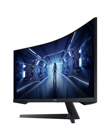 Монитор 34" SAMSUNG C34G55TWWI Odyssey G5 Black (VA, 3440x1440, HDMI+DP, 4 ms, 178°/178°, 250 cd/m, 2500:1, 165Hz, Curved) 