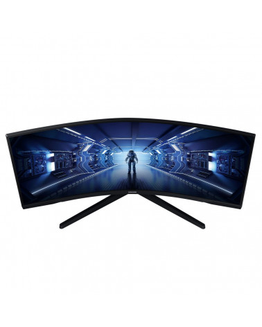 Монитор 34" SAMSUNG C34G55TWWI Odyssey G5 Black (VA, 3440x1440, HDMI+DP, 4 ms, 178°/178°, 250 cd/m, 2500:1, 165Hz, Curved) 