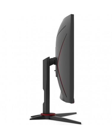 Монитор 27" AOC CQ27G2SE Black-Red  (VA, изогнутый, 2560x1440, 165Hz, 1 ms, 178°/178°, 250 cd/m, 80M:1, +2xHDMI 2.0, +DisplayPor