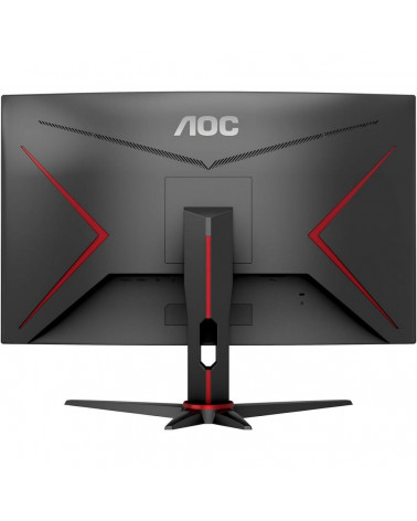 Монитор 27" AOC CQ27G2SE Black-Red  (VA, изогнутый, 2560x1440, 165Hz, 1 ms, 178°/178°, 250 cd/m, 80M:1, +2xHDMI 2.0, +DisplayPor