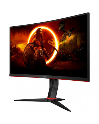 Монитор 27" AOC  C27G2Z3 Black-Red  (VA, изогнутый, 1920x1080, 280Hz, 0.5 ms, 178°/178°, 300 cd/m, 80M:1, +2xHDMI 2.0, +DisplayP