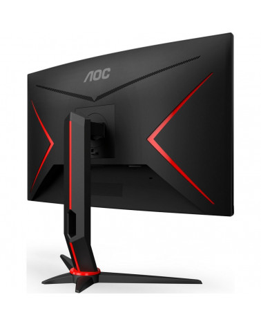 Монитор 27" AOC  C27G2Z3 Black-Red  (VA, изогнутый, 1920x1080, 280Hz, 0.5 ms, 178°/178°, 300 cd/m, 80M:1, +2xHDMI 2.0, +DisplayP