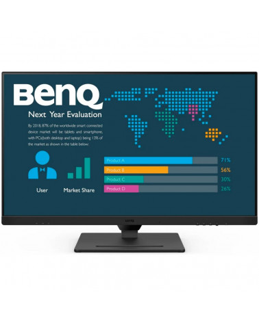 Монитор 31.5" BenQ BL3290QT Black (2560x1440, IPS,  60Hz, 20M:1, 350cd, 5ms, HDMI, DP 3*USB 3.2 USB C*65W, Speakers, Height adj 