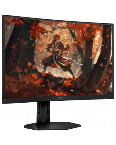 Монитор 27" AOC CQ27G4X Black  (VA, изогнутый, 2560x1440, 180Hz, 0.5 ms, 178°/178°, 300 cd/m, 80M:1, +2xHDMI 2.0, +DisplayPort 1