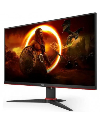 Монитор 23.8" AOC 24G2ZE Black+Cherry  (IPS, nonGLARE, 240 Hz, 350 cd/m2, H178°/V178°, 1000:1, 80M:1, 16.7M, 0,5 ms, 2xHDMI, DP,