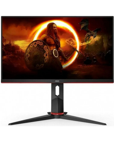 Монитор 23.8" AOC 24G2ZU Black+Cherry (IPS, nonGLARE, 240 Hz, 350 cd/m2, H178°/V178°, 1000:1, 80M:1, 16.7M, 0,5 ms, 2xHDMI, DP, 