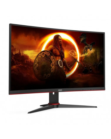 Монитор 27" AOC C27G2E Black-Red (VA, Curved, nonGLARE, 165 Hz, 250 cd/m2, H178°/V178°, 4000:1, 80M:1, 16.7M, 4ms, VGA, 2xHDMI, 